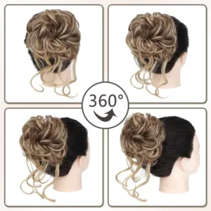 Synthetic Messy Bun Hair Piece 5