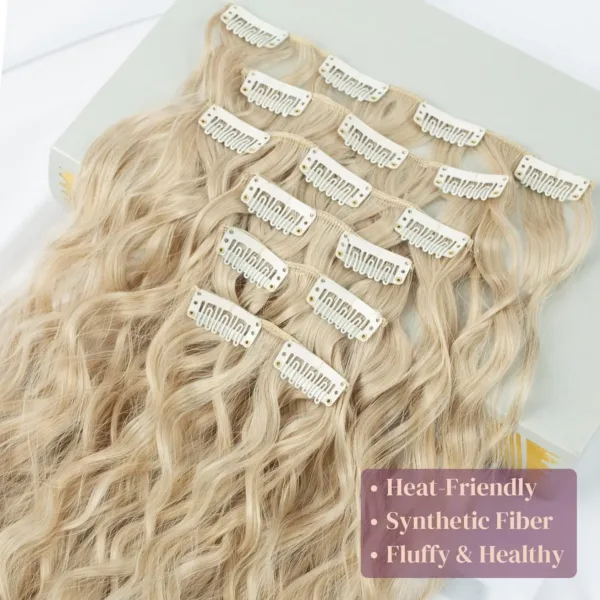 Clip In Hair Extensions 16 CLips 22 Inch Long 2