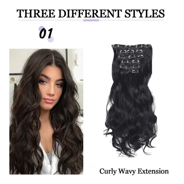 Resistant Hair Extensions Multi Color 3