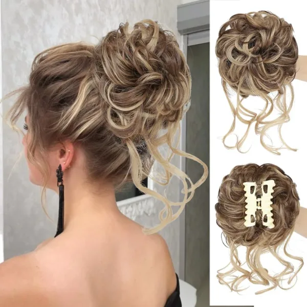 Synthetic Messy Bun Hair Piece 1