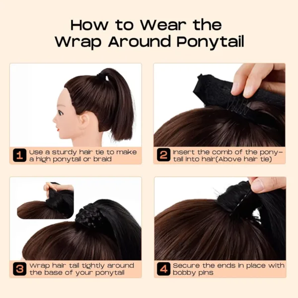 Clip in Ponytail Extension 4