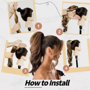 Brown Ponytail Extensions 6