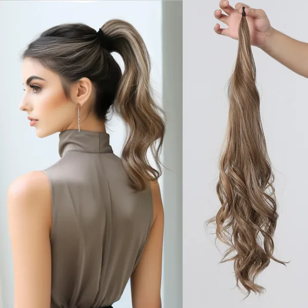 Brown Ponytail Extensions 2